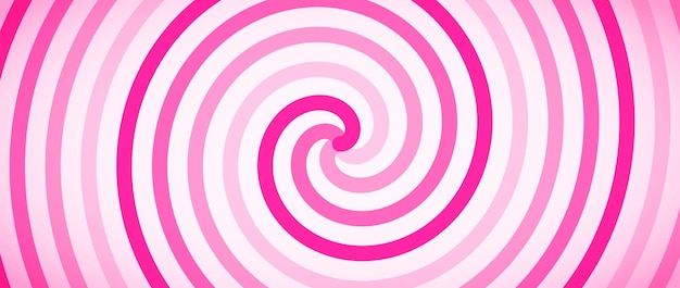 Fondo en espiral de color caramelo papel de pared con patrón de remolino giratorio rosa Vórtice giratorio lindo para banne