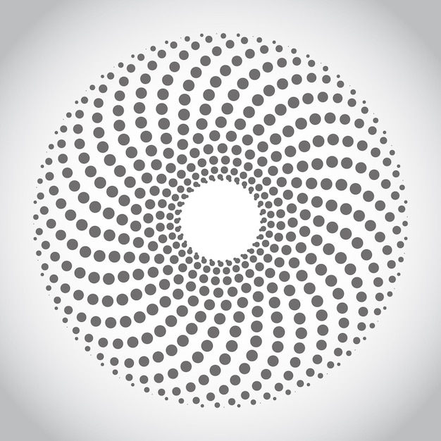 Fondo de espiral de semitono abstracto de vector