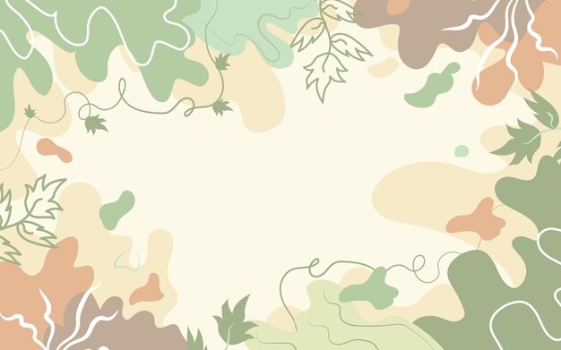 FONDO ESTÉTICO DEL DOODLE FLORAL