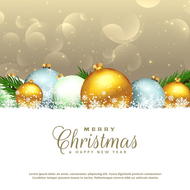 Fondo estacional de Navidad con elementos decorativos