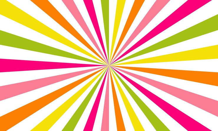 Vector fondo de estallido de color arco iris, fondo de rayos en estilo retro, vector