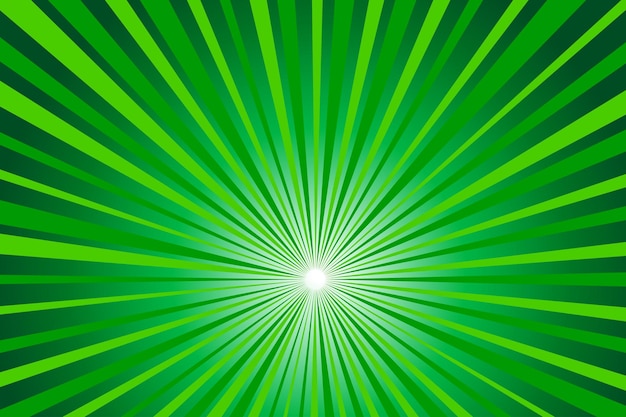 Fondo de estallido de sol brillante verde Fondo abstracto irlandés