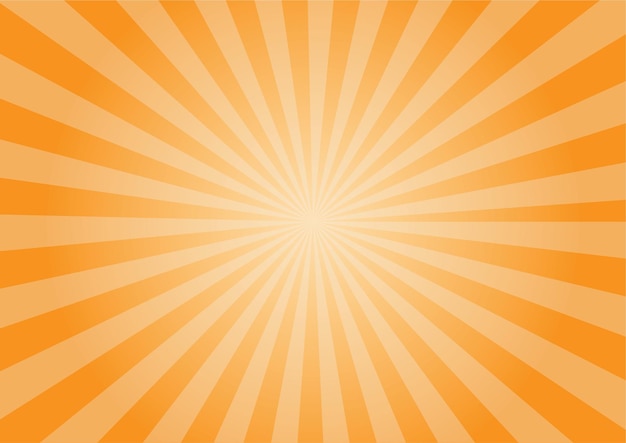 Fondo de estallido de sol naranja