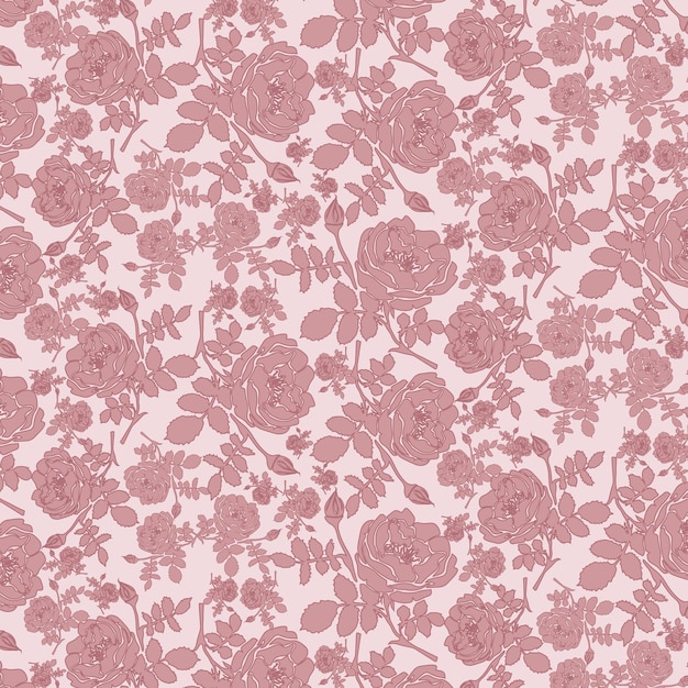 Fondo con estampado floral de colores