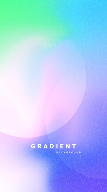 Fondo de estandarte vertical con gradiente de color borroso y abstracto