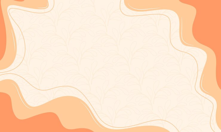 Vector fondo estético con color suave y textura de hojas.