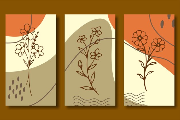 Fondo estético de papel tapiz floral