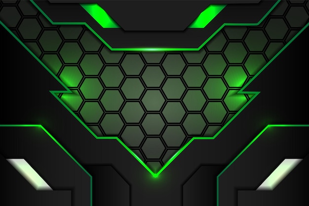 Fondo de estilo abstracto moderno verde