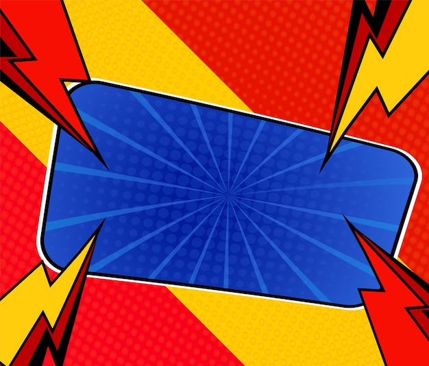Fondo de estilo cómic pop art