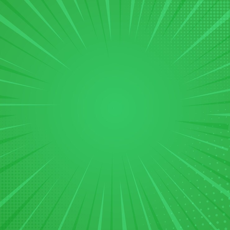 Vector fondo del estilo del cómic, textura de impresión de semitono. ilustración de vector sobre fondo verde