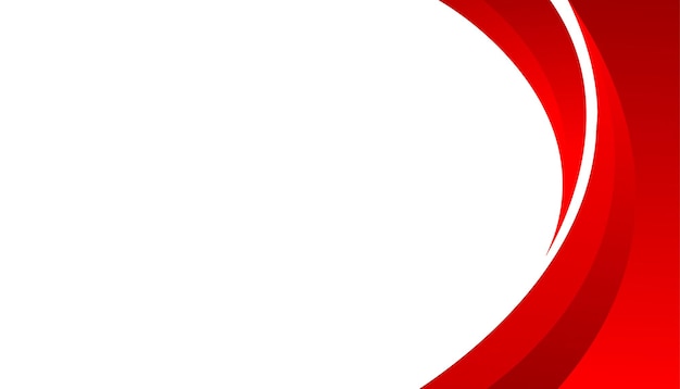 Fondo de estilo empresarial ondulado rojo abstracto