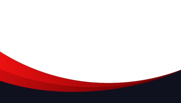Fondo de estilo empresarial ondulado rojo abstracto
