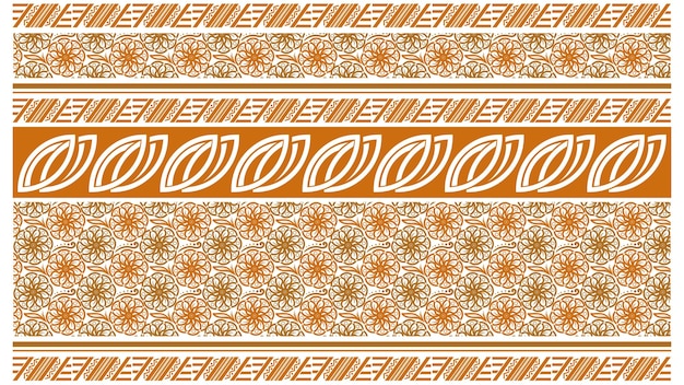 Fondo Estilo étnico borde colorido sin costuras cinta decorativa tribal patrón polinesino