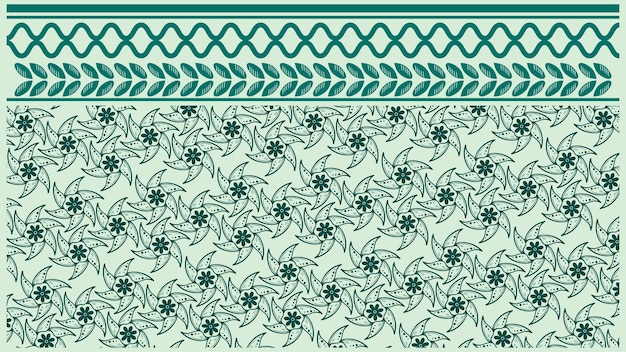 Fondo Estilo étnico borde colorido sin costuras cinta decorativa tribal patrón polinesino