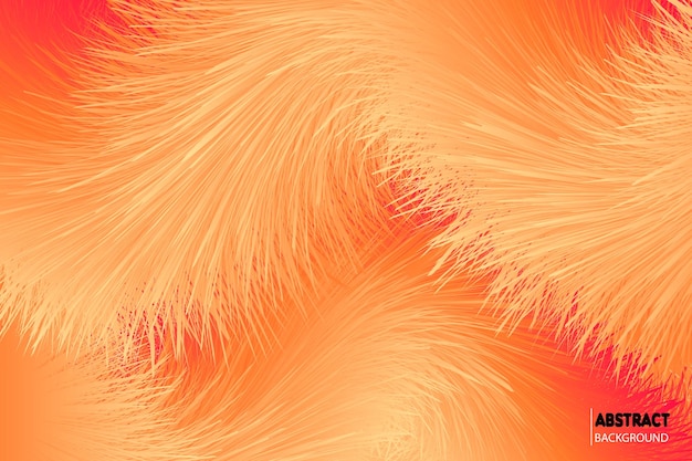 Fondo de estilo moderno peludo abstracto de vector