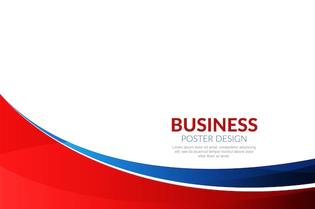 Fondo de estilo de negocios ondulado moderno