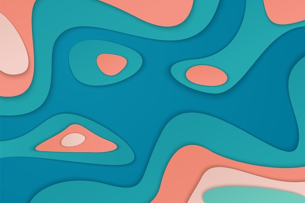 Fondo de estilo de papel de colores abstractos