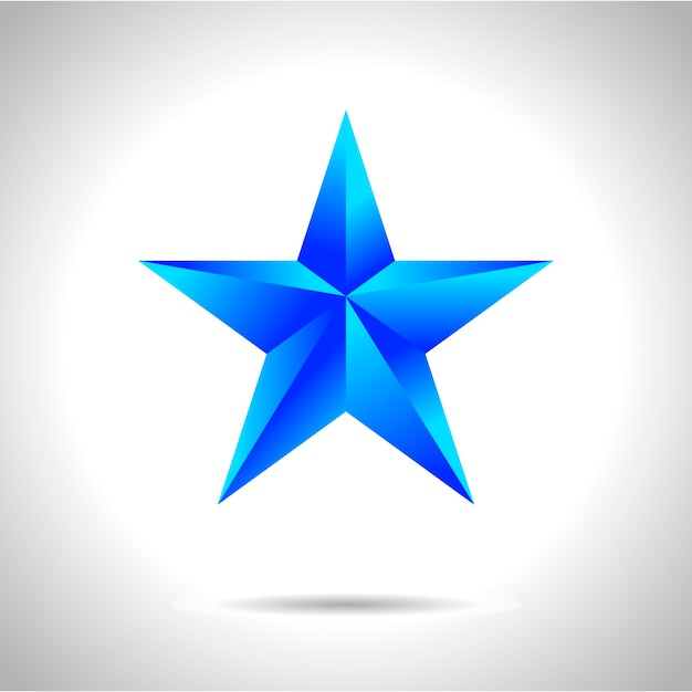 Fondo estrella abstracto. Formas de estrellas superpuestas en azul Navidad año nuevo