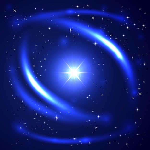 El fondo estrellado