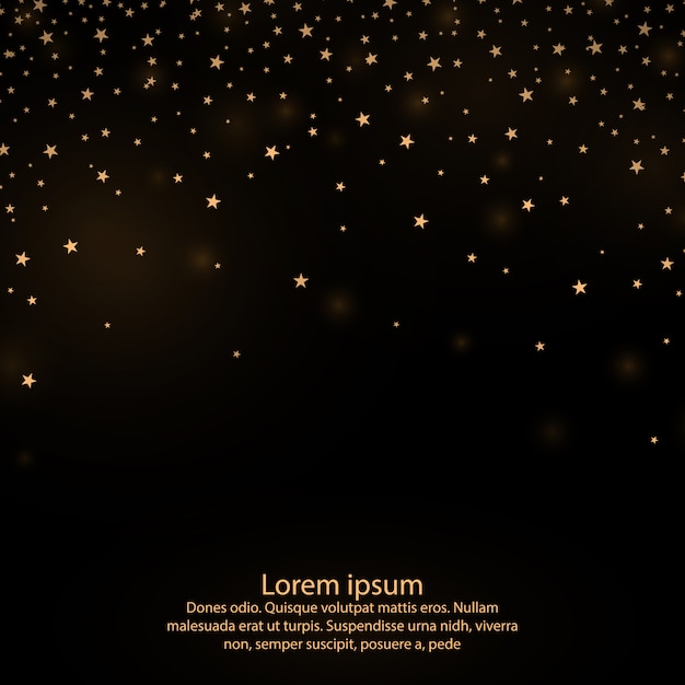 Fondo de estrellas fugaces, estrellas fugaces. Cortina de luz.