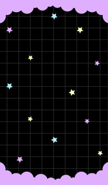 Vector el fondo de estrellas lindo vector