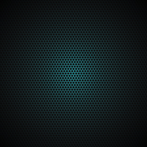 Fondo de estructura tecnológica hexagonal