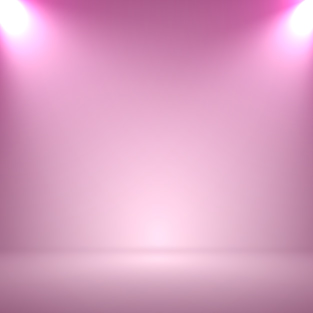 Fondo de estudio de color rosa suave borrosa abstracto con foco para su presentación