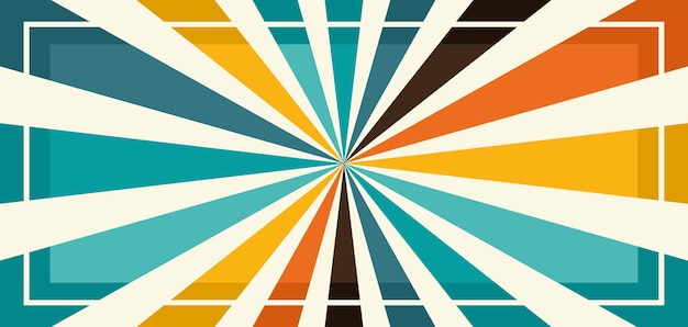 fondo de explosión de arte pop retro clásico