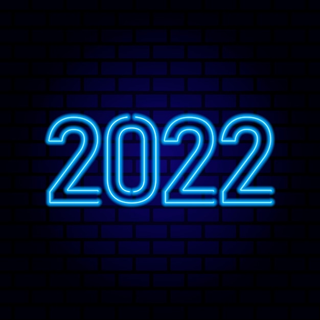 Fondo de feliz año nuevo 2022. ilustración vectorial