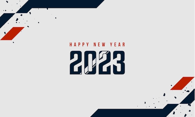 Fondo de feliz año nuevo 2023 con estilo masculino