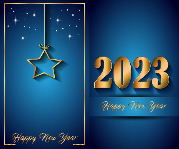 Fondo de feliz año nuevo 2023 para sus invitaciones de temporada carteles festivos tarjetas de felicitación