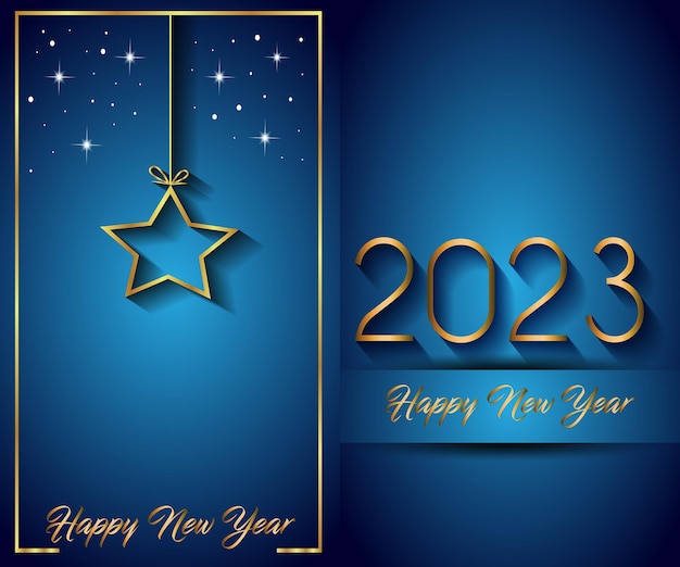 Fondo de feliz año nuevo 2023 para sus invitaciones de temporada carteles festivos tarjetas de felicitación