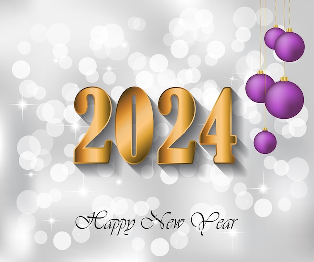 Fondo de feliz año nuevo 2024