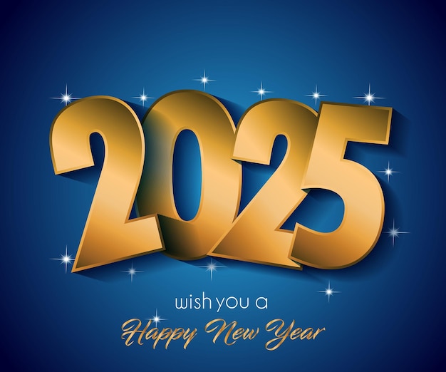 Fondo del feliz año nuevo de 2025