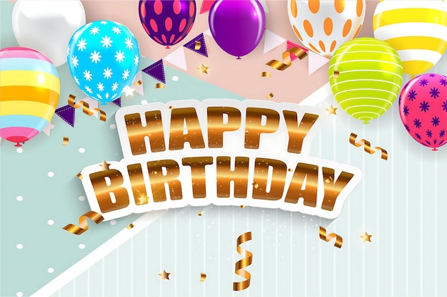 Fondo de feliz cumpleaños