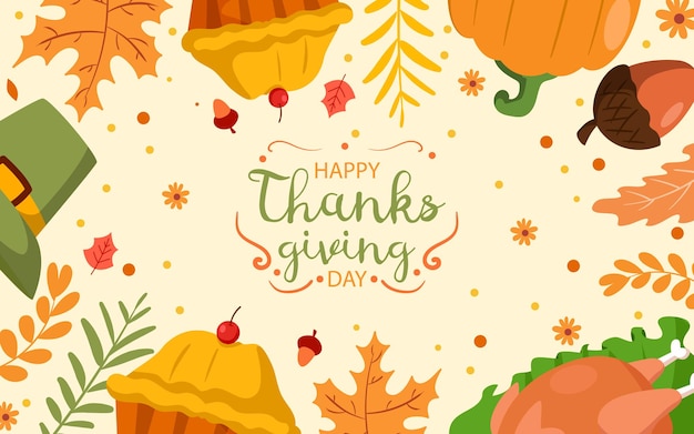 Fondo Feliz Día De Acción De Gracias
