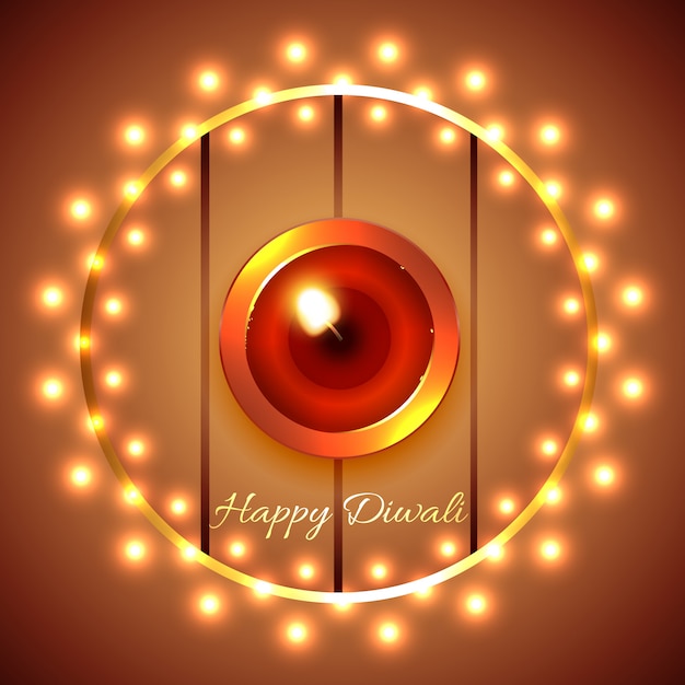 Fondo feliz diwali diya