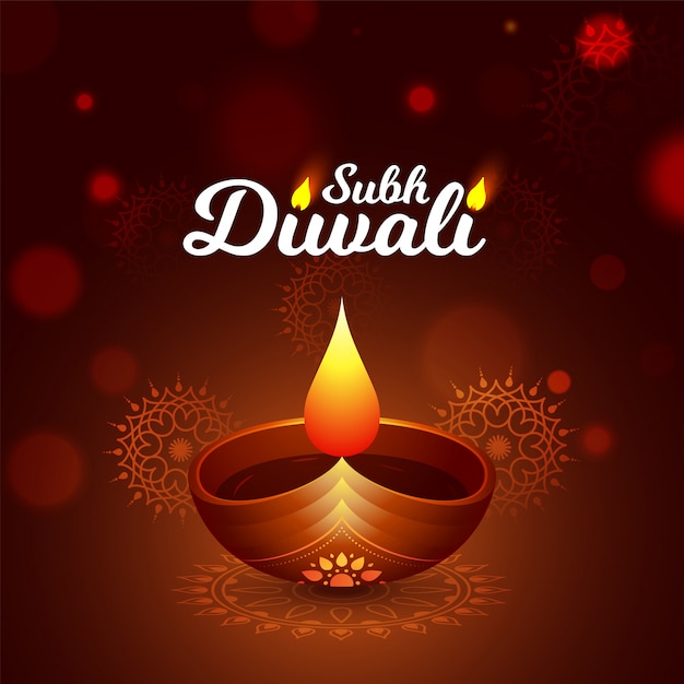 Fondo feliz de diwali.