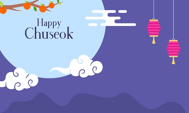 Fondo feliz del festival de Chuseok