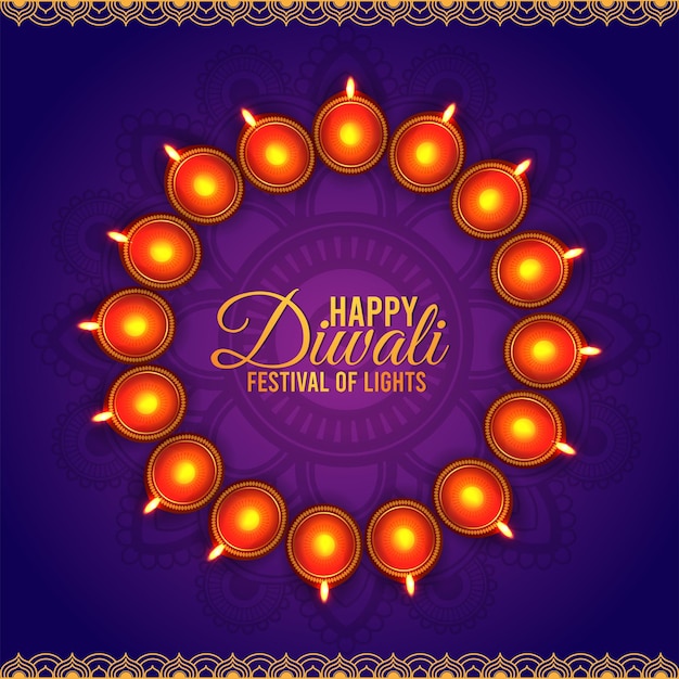 Fondo feliz festival indio diwali