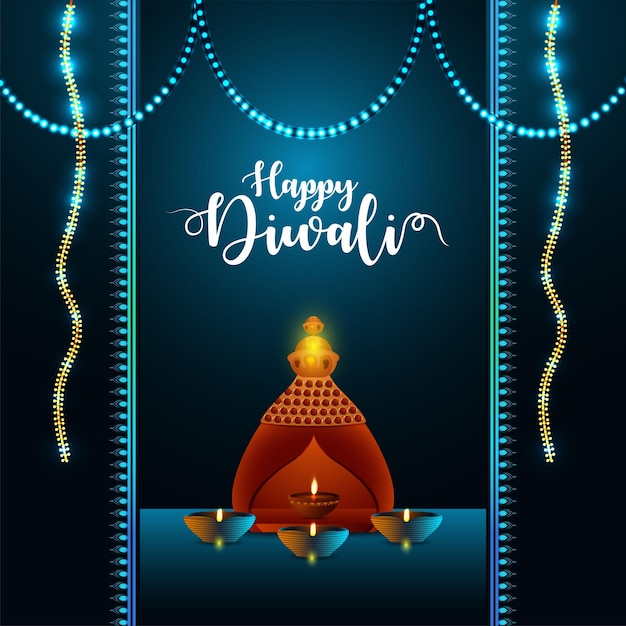 Fondo feliz festival indio de Diwali