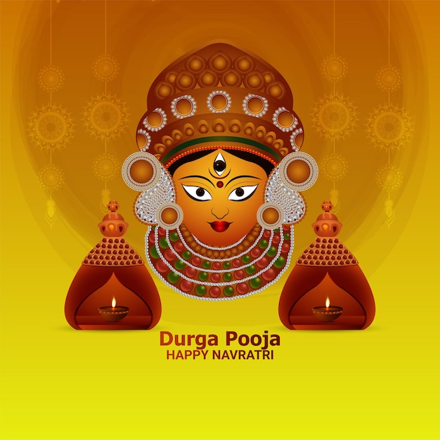 Fondo feliz festival indio durga pooja