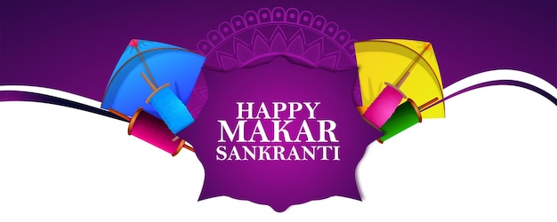 Fondo feliz Makar Sankranti