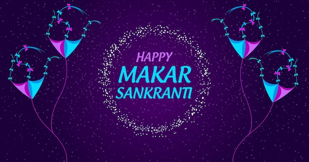 Vector fondo feliz makar sankranti