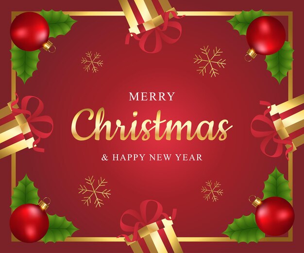 Fondo feliz Navidad y año nuevo