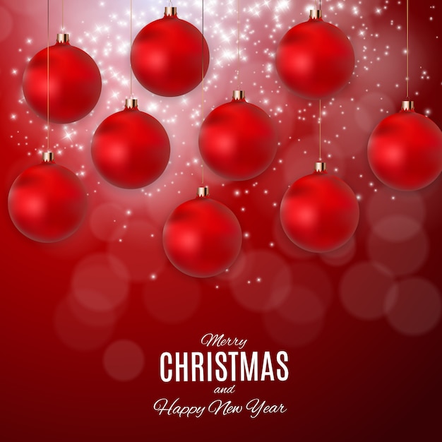 Fondo de feliz navidad y año nuevo
