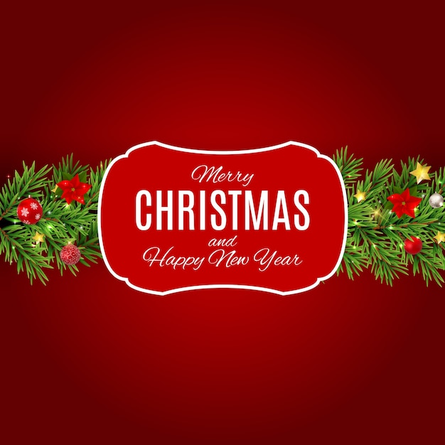Fondo de feliz navidad y año nuevo