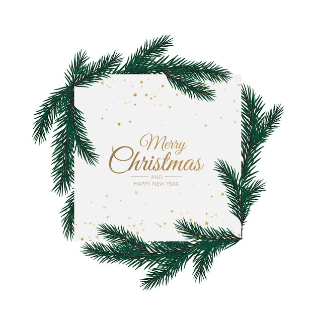 Fondo de feliz Navidad con elemento de Navidad.