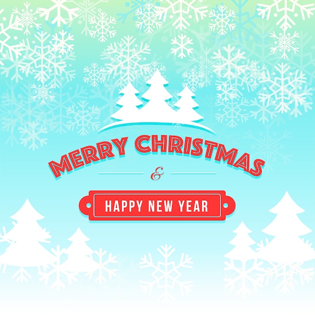 Fondo de feliz Navidad y próspero año nuevo