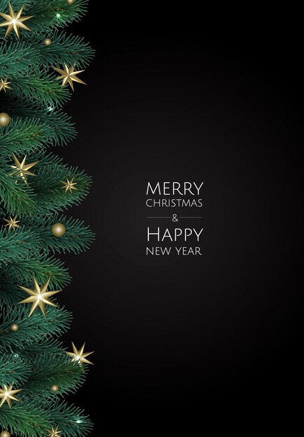 Fondo de feliz Navidad y próspero año nuevo
